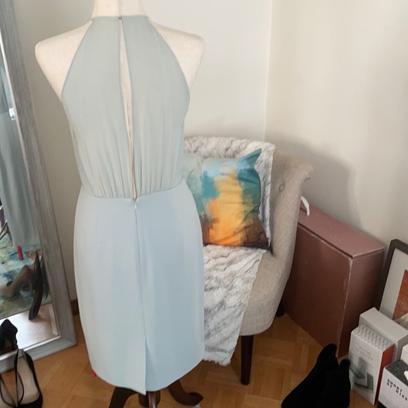 Reiss Mint Kite Halter Dress Sz 6 - Picture 2 of 6
